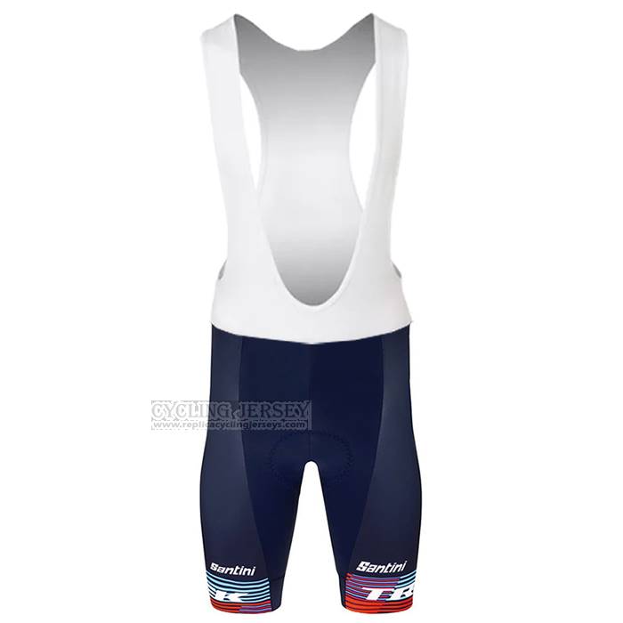 2023 Cycling Jersey Trek Factory Blue Short Sleeve And Bib Short
